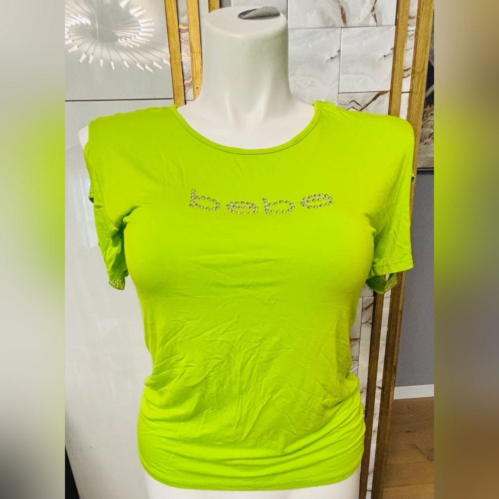 Bebe Lime Green Women's Top